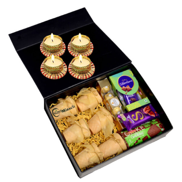 Diwali Joy with Edible Cups Gasture Gift Hamper