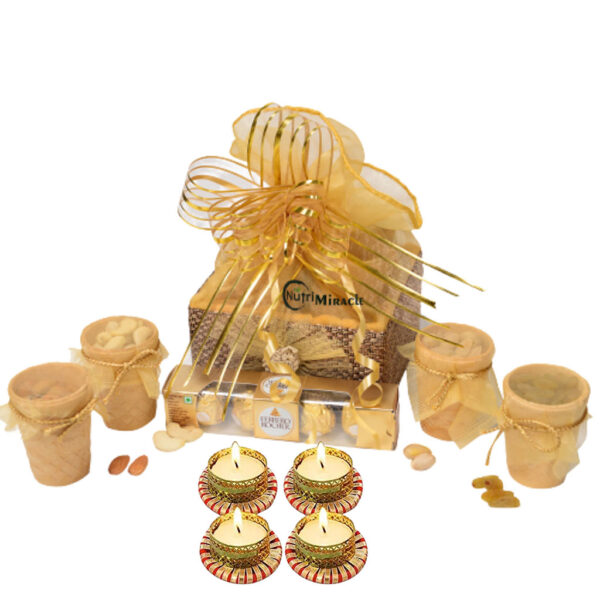 Eco Friendly Diwali Basket Gift Hamper