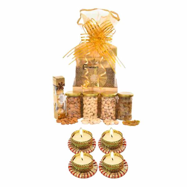 Diwali Diya Delicacies Gift Hampers