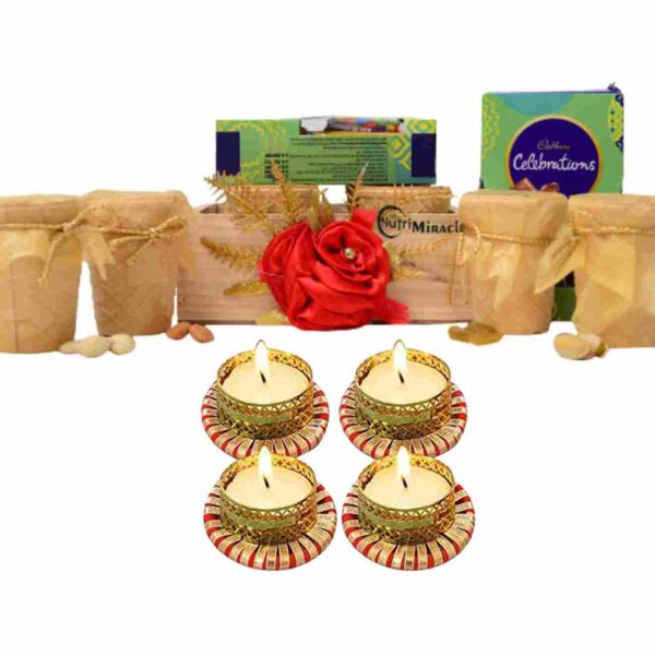 Festive Flame Fudge Hamper
