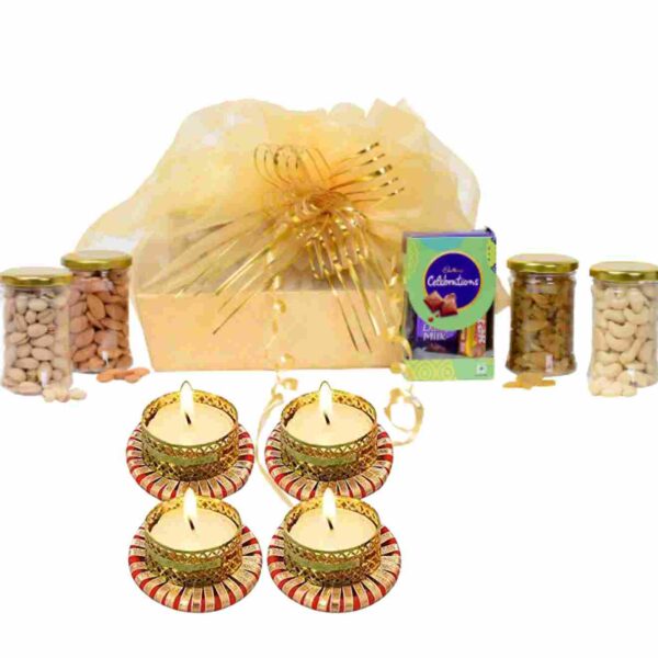 Dry Fruits Luminous Nut Nibbles Hamper