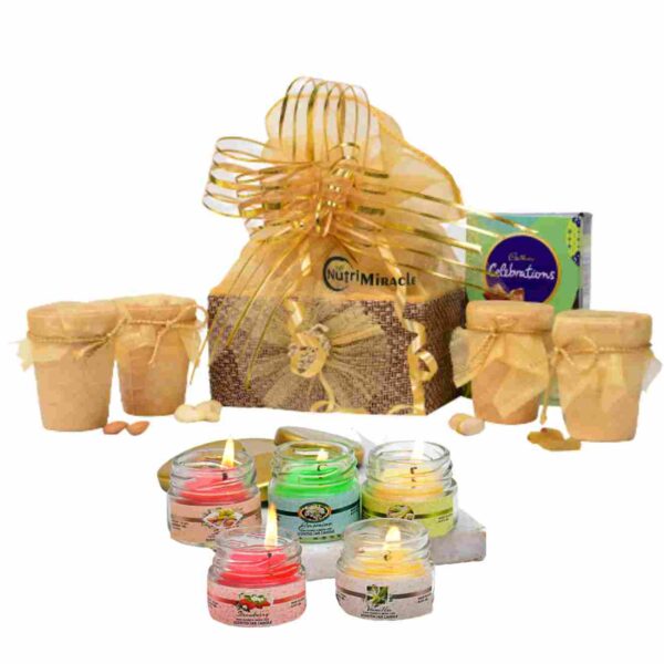 Nuts & Chocolate in Sustainable Cups Hamper