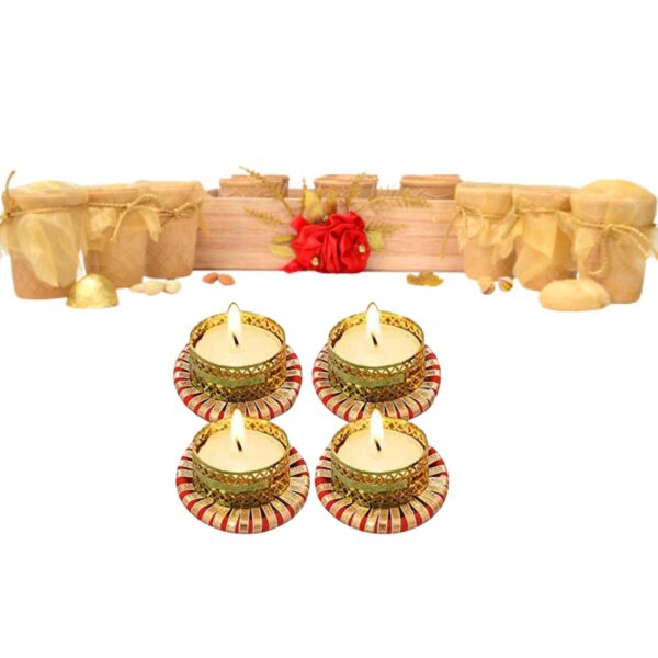 Nutty Diya Cups A Green Diwali Hamper