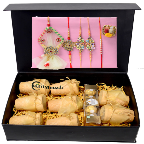 Rakhi Dry Fruit Bond Basket Hamper