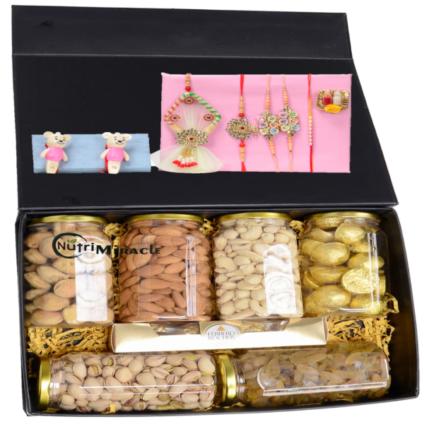 Rakhi Sweet Bond Nutty Treats Hamper