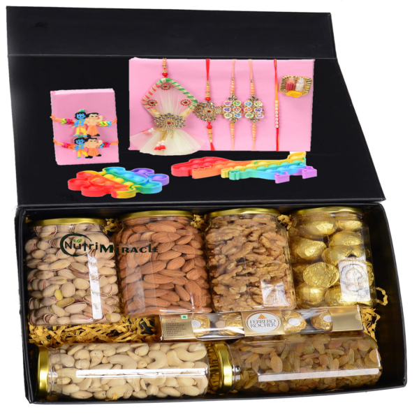 Rakhi Sweet N Savory Rakhi Joy Box Hamper