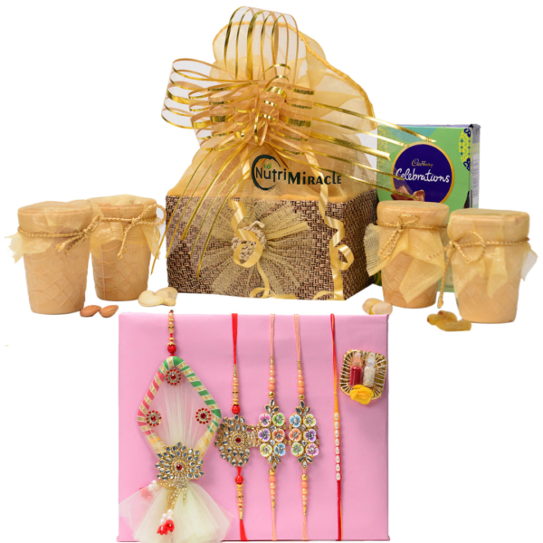 Rakhi Sweet Nutty Delights Rakhi Hamper