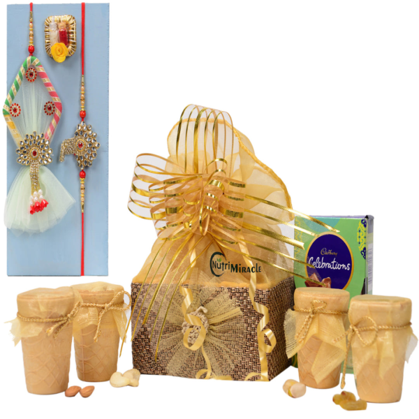 Rakhi Choco Nut Bliss Rakhi Ensemble Hamper