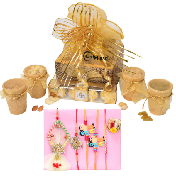 Rakhi Nutty Chocolate Bliss Rakhi Combo Hamper