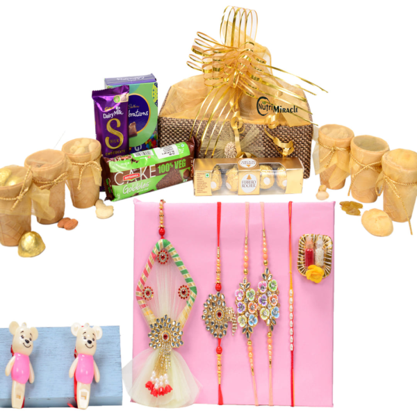 Elegant Delicacies Rakhi Ensemble Hamper