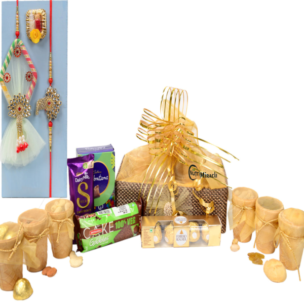 Choco Nut Affair Rakhi Basket Hamper