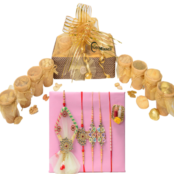 Sweet Nutty Rakhi Bliss Hamper