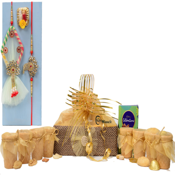 Choco Nut Symphony Rakhi Hamper