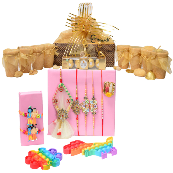 Elegant Fusion Rakhi Ensemble Hamper