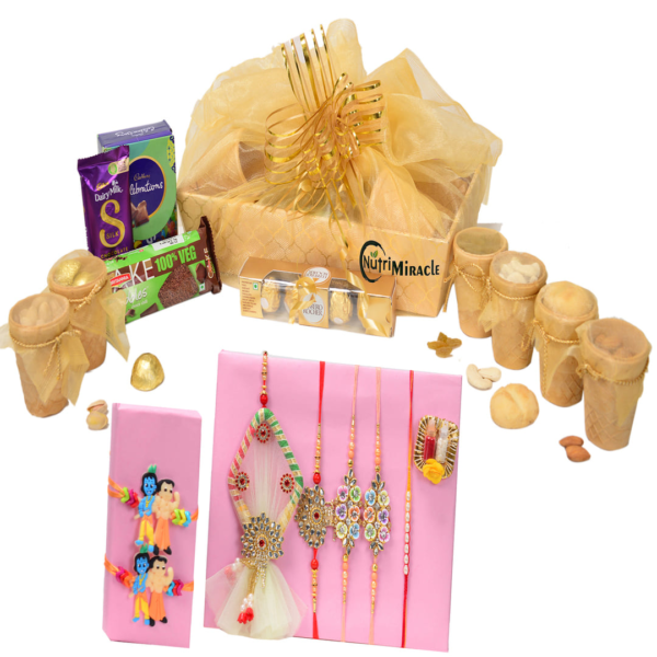 Gourmet Chocolate Fusion Rakhi Ensemble  Hamper