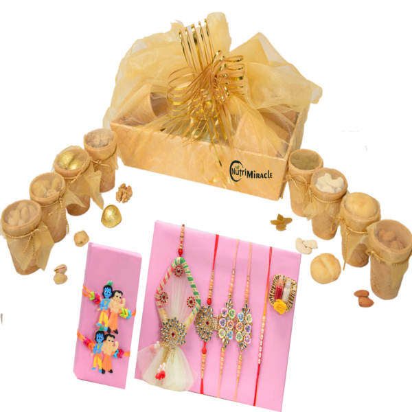 Cocoa Almond Elegance Rakhi Hamper