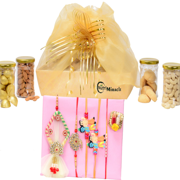 Divine Nutty Chocolate Rakhi Hamper