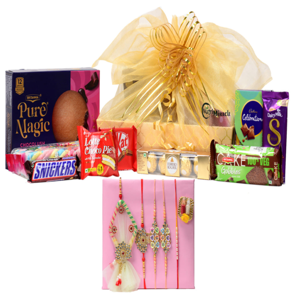 Sweet Crunch Fusion Rakhi Hamper