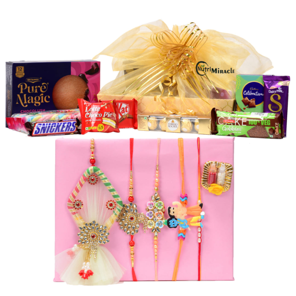 Nutty Chocolate Elegance Rakhi Hamper