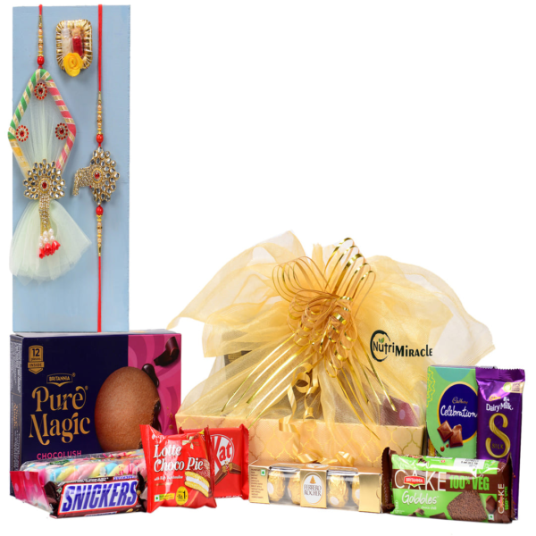 Choco Crunchy Surprise Rakhi Hamper