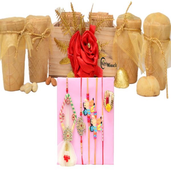 Exotic Chocolate Nut Feast Rakhi Hamper