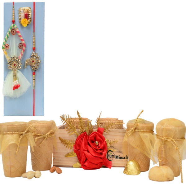 Choco Almond Delight Rakhi Hamper
