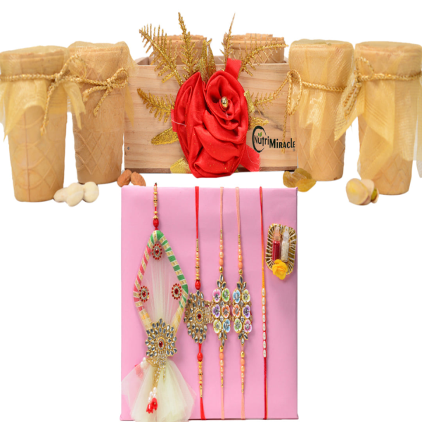 Sweet Nut Fusion Rakhi Celebration Hamper
