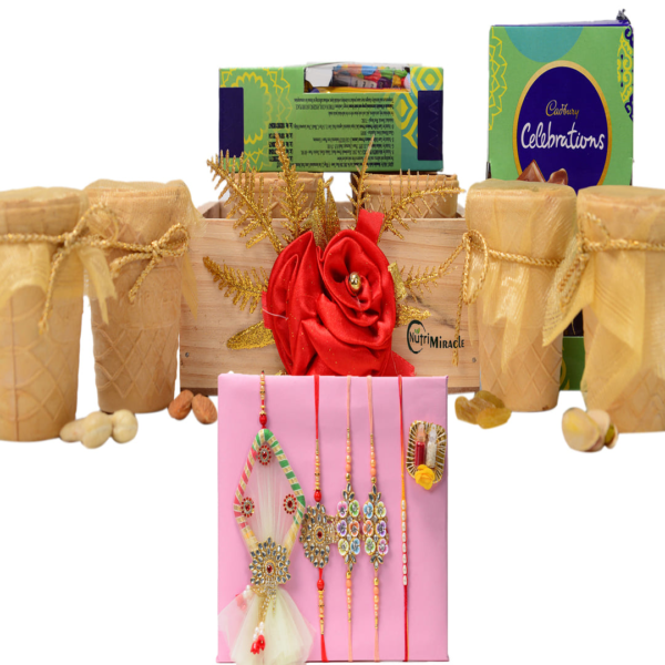 Sweet Crunch Delight Rakhi Hamper