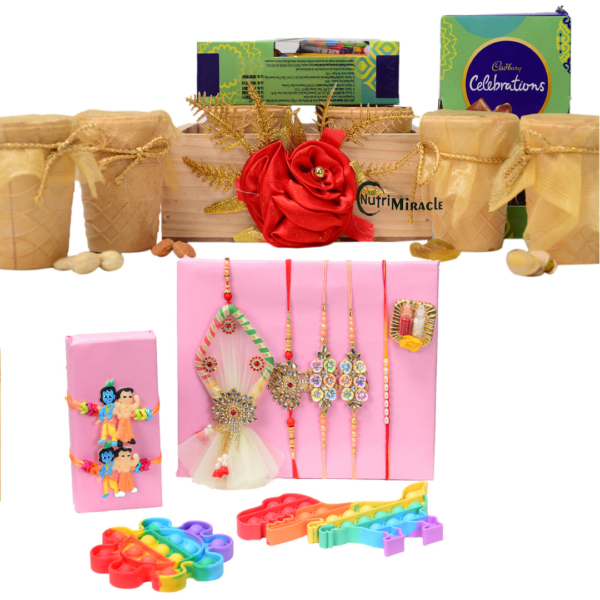 Cocoa Almond Fusion Rakhi Hamper