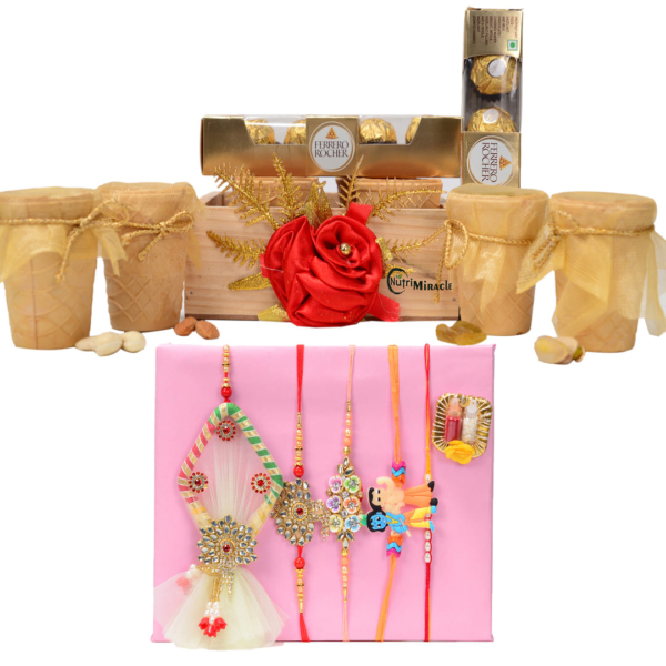 Nutty Chocolate Elegance Rakhi Hamper