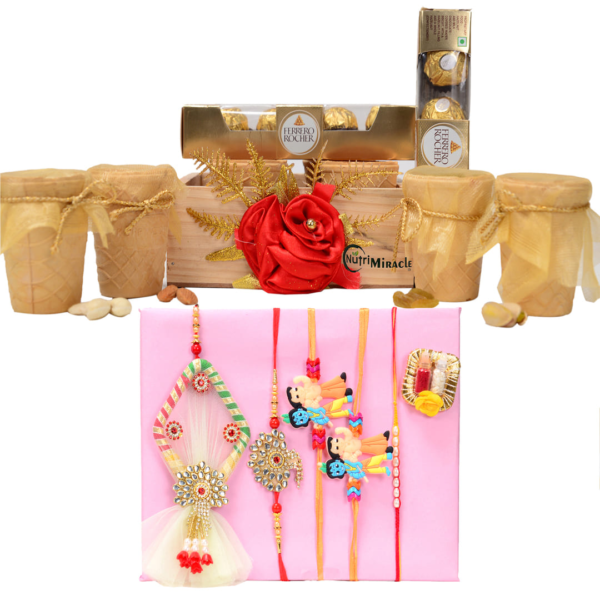 Gourmet Chocolate Nut Feast Rakhi Hamper