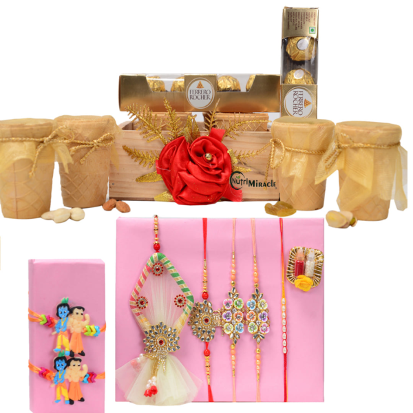 Exotic Nutty Choco Delight Rakhi Hamper
