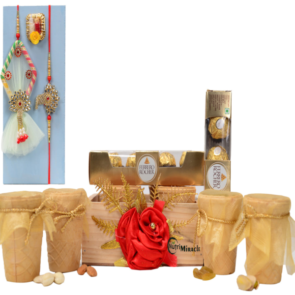 Divine Chocolate Nut Fusion Rakhi Hamper