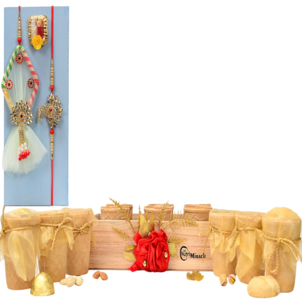 Choco Nut Delightful Duo Rakhi Hamper