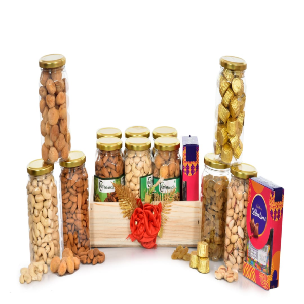 Daily Glam Essentials   Mixed Dry Fruits Box Hamper