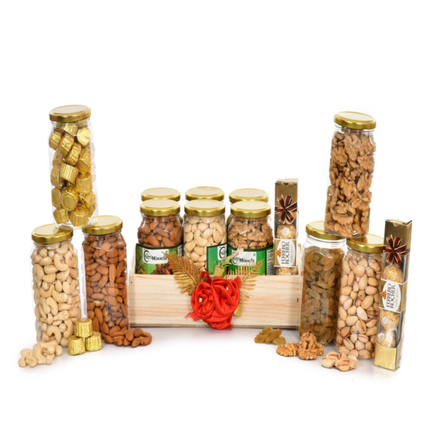 Hello Gorgeous  Mixed Dry Fruits Box Hamper