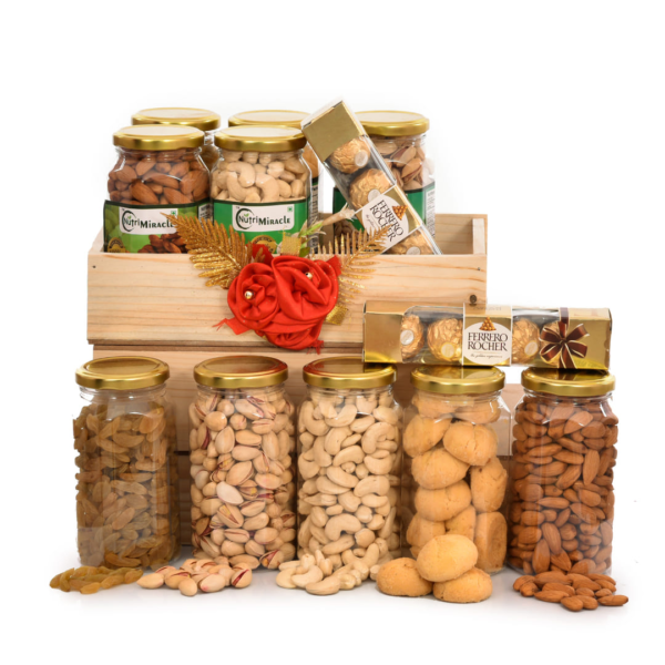 Make a Wish  Mixed Dry Fruits Box Hamper